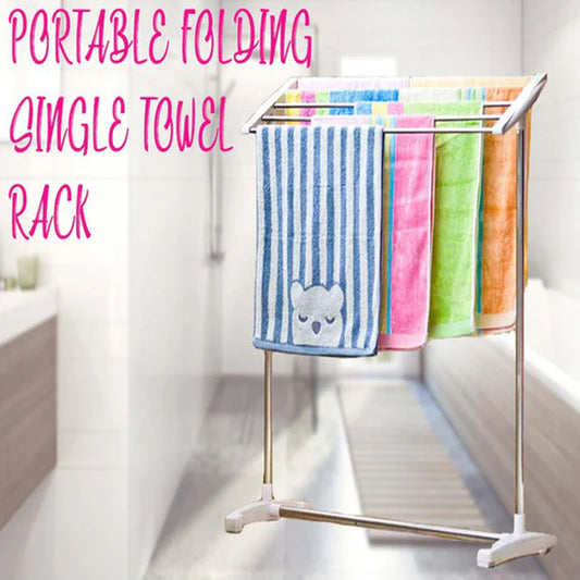 Mobile Room Save Space Towel Cloth Rack Holder