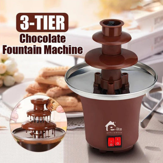 3-TIER Mini Chocolate Fountain