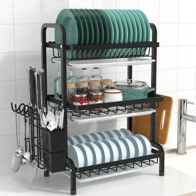 Stainless Steel 3-tier Dish Rack