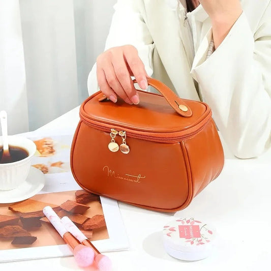 PU Leather Travel Makeup Bag