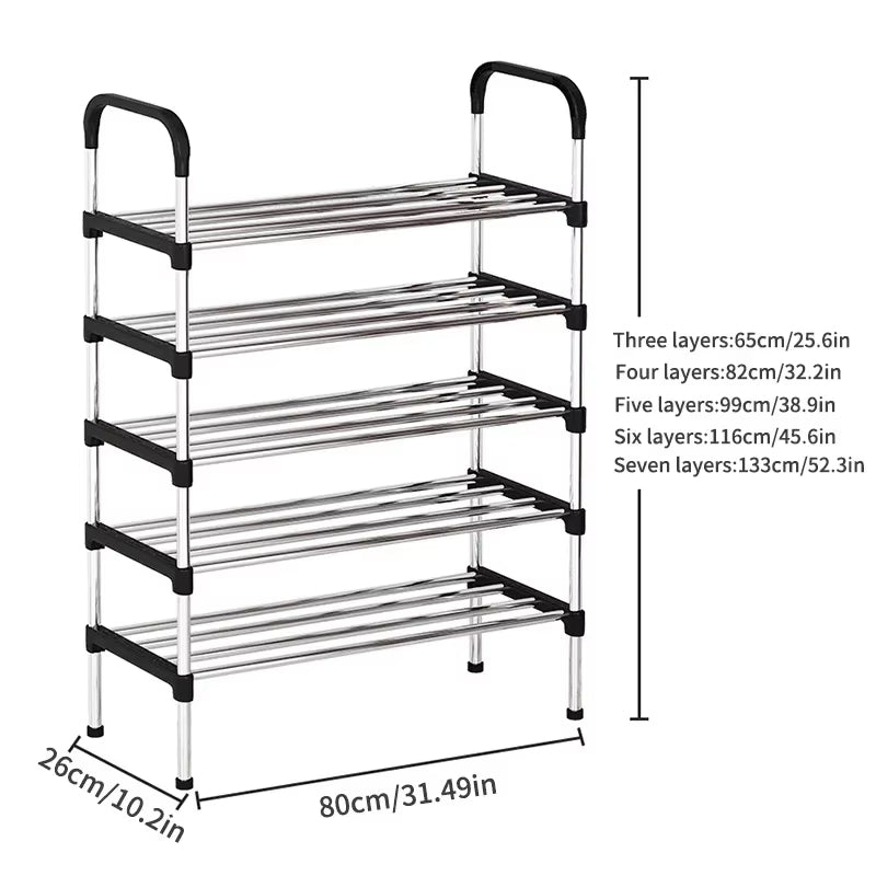 Easy Assemble Shoes Shelf  (5 and 6 Layers)