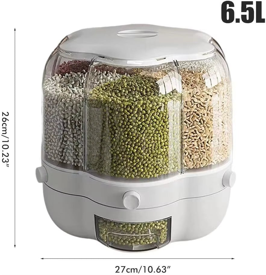 360° Rotating Grain And Cereal Dispenser