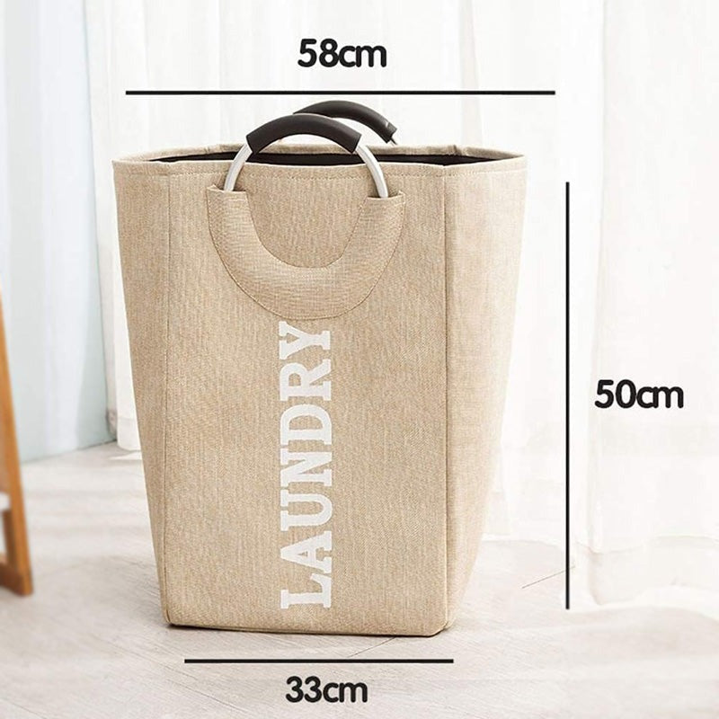 Portable Folding Laundry Basket (Heavy Quality)