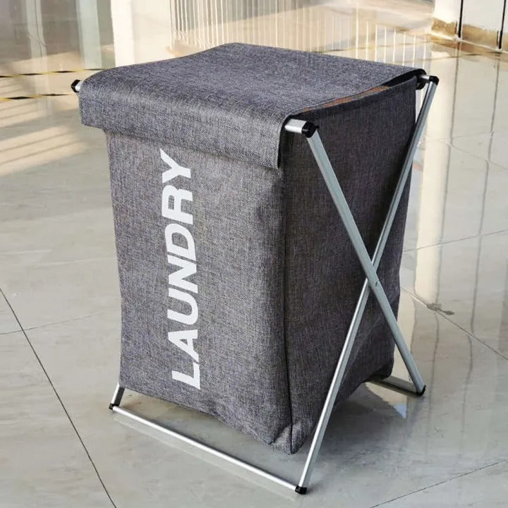 Foldable Laundry Basket With Stand