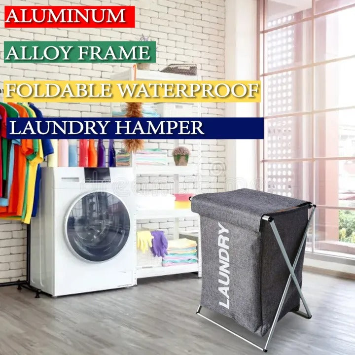 Foldable Laundry Basket With Stand