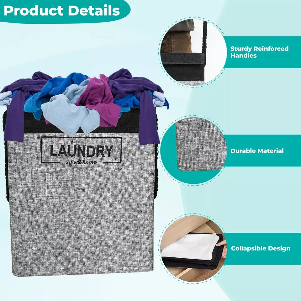 Premium Quality Laundry Basket With Lid